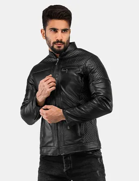 کاپشن چرم مردانه Alvin