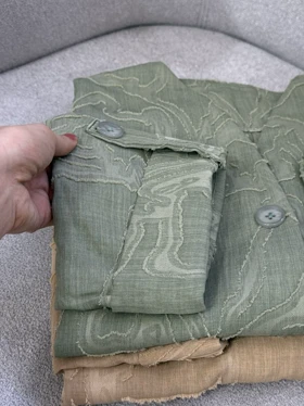 مانتو بلند جلو دکمه ژاکلین