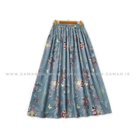 دامن گل‌دار قد 90 کد (R 639)