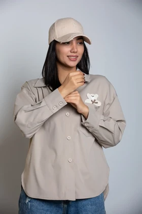 بارانی کتان پارکا اسکای