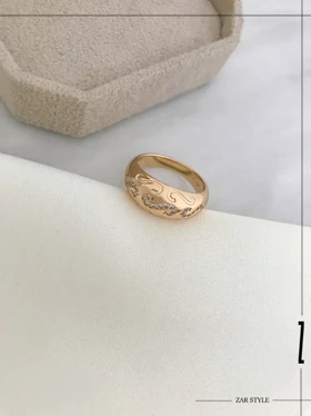 انگشتر وینتیج گنبدی طرح اس