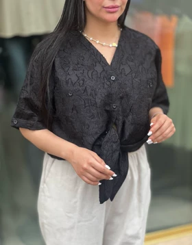 شومیز طرح گل کد 952