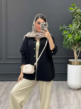 مانتو شومیزی پایین هلال