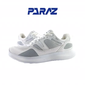 کفش اسپرت و روزمره مردانه برند اسکچرز Skechers مدل کوانتوم سفید کد 249