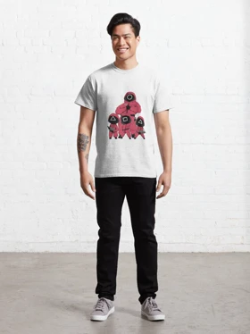 تیشرت squid game طرح Squid Game Soldiers کد 201964