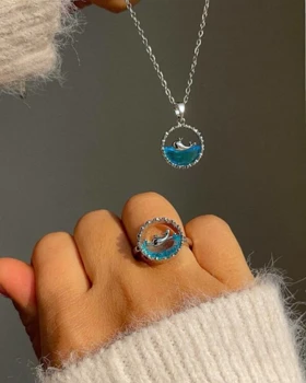گردنبند و انگشتر دریا🌊