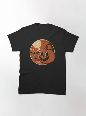 تیشرت Nightmare Before Christmas طرح Vintage Halloween Pumpkin کد 260534