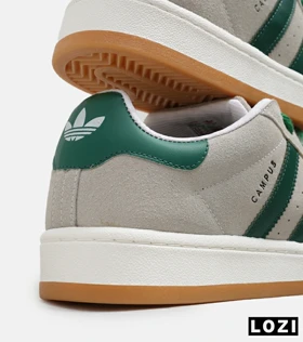 کفش کتانی بزرگ پا طوسی سبز ADIDAS Campus