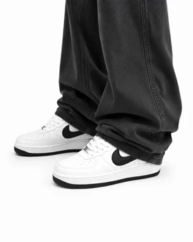 کفش کتانی مردانه مدل نایک ایرفورس سفید مشکی Nike air force