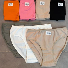 شورت اسلیپ کبریتی زنانه فاق بلند سایز لارج / L