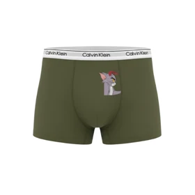 ست شورت کاپلی نخی طرح تام و جری سبز