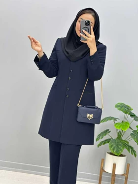 مانتو و شلوار اداری نیکتا کد 11061027