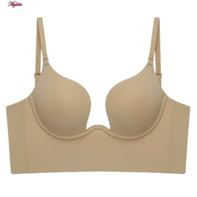 سوتین اسفنجی زنانه ماییلدا مدل جکدار فنردار بند متحرک کد 5477-90020