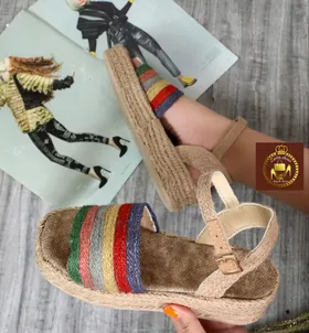 صندل کنفی دور مچی زنانه Lalee