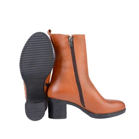 بوت طرحدار چرم زنانه 626