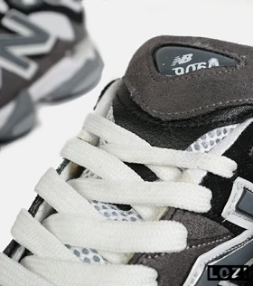 کفش کتانی مردانه و زنانه طوسی مشکی سفید NEW BALANCE 9060 مدل 7308