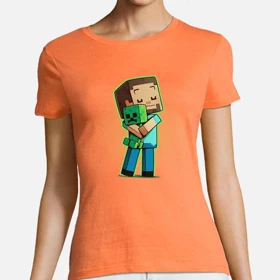 تیشرت طرح ماینکرافت Womens classic t-shirt Creeper