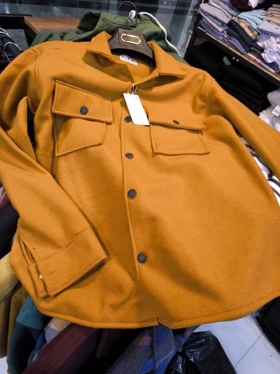 کت فوتر کوبیده آجری انبه ای فوقالعاده خاص و ضخیم استایل اولد مانی آزاد باکسی