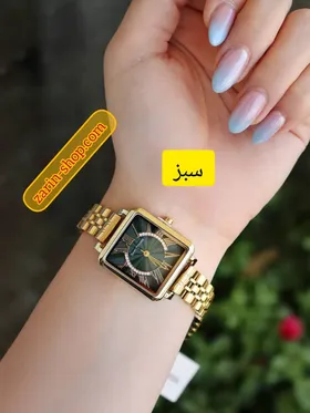 ساعت مستطیلی نگین‌دار زنانه سون پرنسس