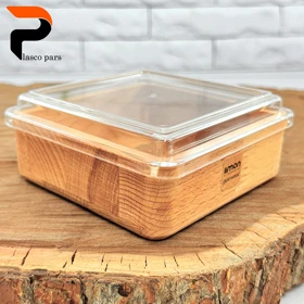 ست پذیرایی 4 تکه دربدار چوبی لیمون