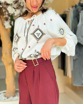 شومیز گلدوزی