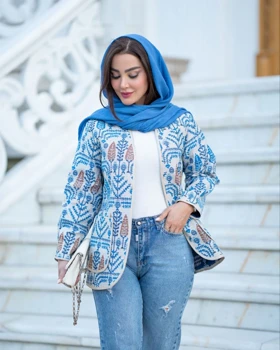 کت گلیمی کوک دوزی شده