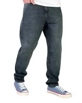 شلوار جین مردانه مام استایل رنگ آبی بلک مدل گپ کد 00347