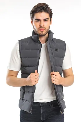 جلیقه مردانه خاکستری زولا ST21YE045