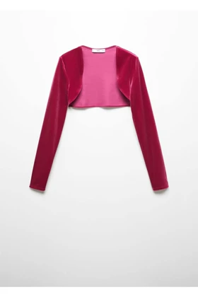 ژاکت کش باف پشمی زنانه اورجینال منگو mango