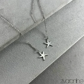 گوشواره زنانه بخیه ای مدل ستاره 20419