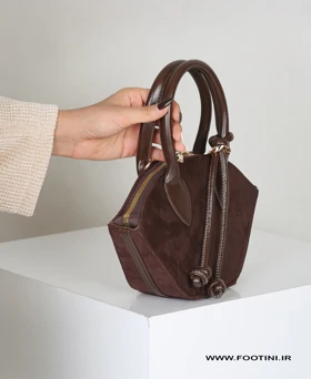 کیف زنانه جیر فانتزی دستی 201 AM (قهوه ای)