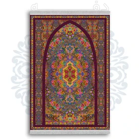 فرشینه از جنس پارچه هازان مخمل ترک طرح سجاده برند دفه کد DSJ 91