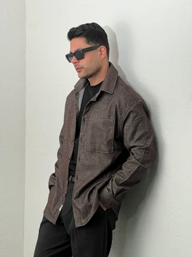 پیراهن مردانه پشمی جناغی mc