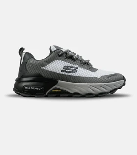 کفش کتانی طبی ورزشی طوسی سفید SKECHERS max protect مدل 8560