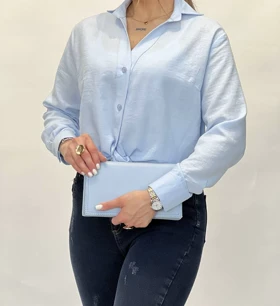 شومیز مانتویی نگین