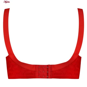 سوتین زنانه پانیذ مدل بدون فنر قرمز کد 66353