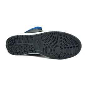 کفش کتانی اسپرت ساق‌دار مردانه رنگ مشکی آبی مدل نایک NIKE Jordan 1 low