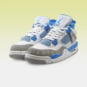 نایک ایر جردن 4 رترو میلیتری بلو (308497-105)