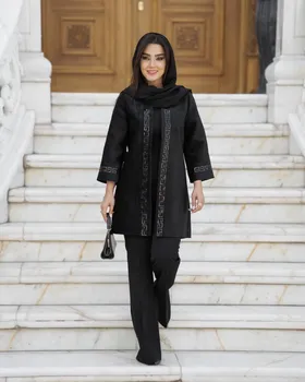 مانتو کتی مخمل پولک دوزی هاله کد 2166