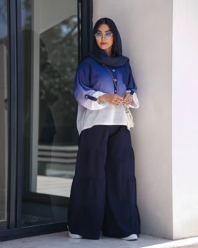 ست دوتیکه شومیز و شلوار مدل آمبره کد 2979