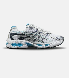 کفش کتانی مردانه و زنانه سفید آبی ASICS Gel-Phoenix مدل 8878