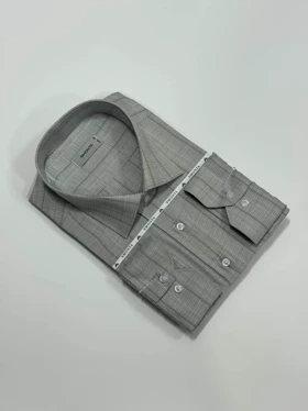 پیراهن استین بلند مردانه _ طرح راه راه