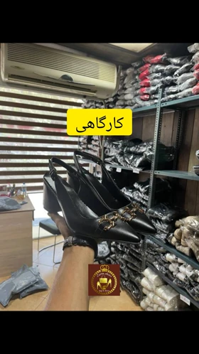 کفش صندل زنانه مجلسی پشت‌باز نوک تیز