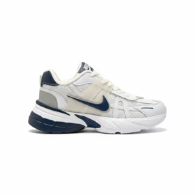 کفش کتانی نایک V2K Run سفید سورمه ای کد 294906