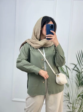 شومیز مانتویی شیدا