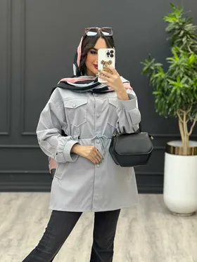 بارانی چهار جیب آستین پاگن