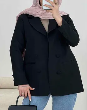 کت چهار دکمه یقه انگلیسی(16)کد3400
