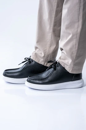 کفش کادیلاک چرم طبیعی بندی مردانه