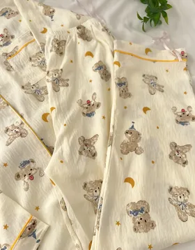 لباس خواب خرسو ماه🌙✨🐻