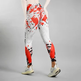 لگ ورزشی زنانه نایک مدل GMS-3D557 سفید قرمز